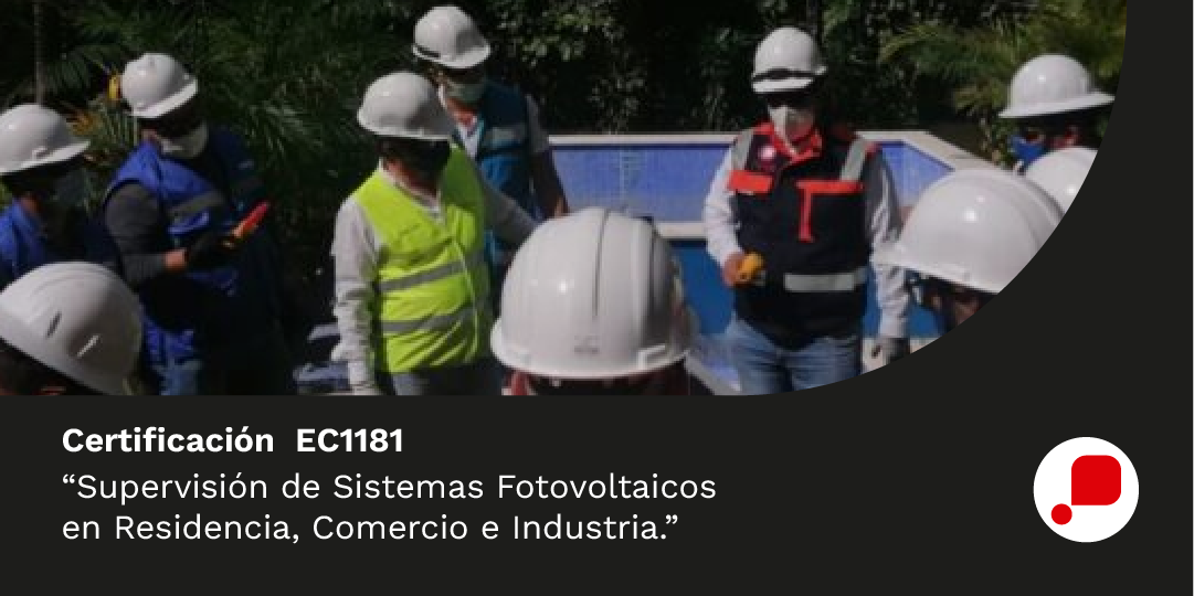 Imagen del certificado EC0586 de instalacion de sistemas fotovoltaicos en residencia, comercio e industria